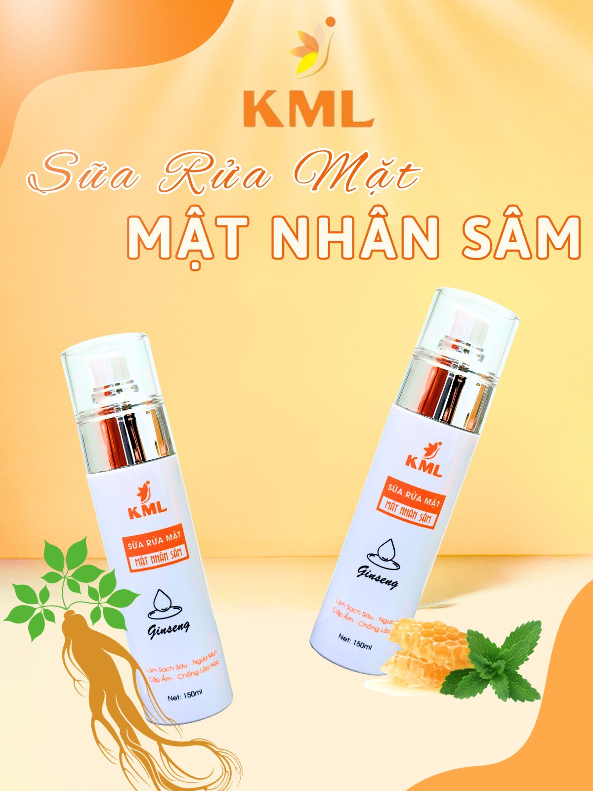 SỮA RỬA MẶT MẬT NHÂN SÂM